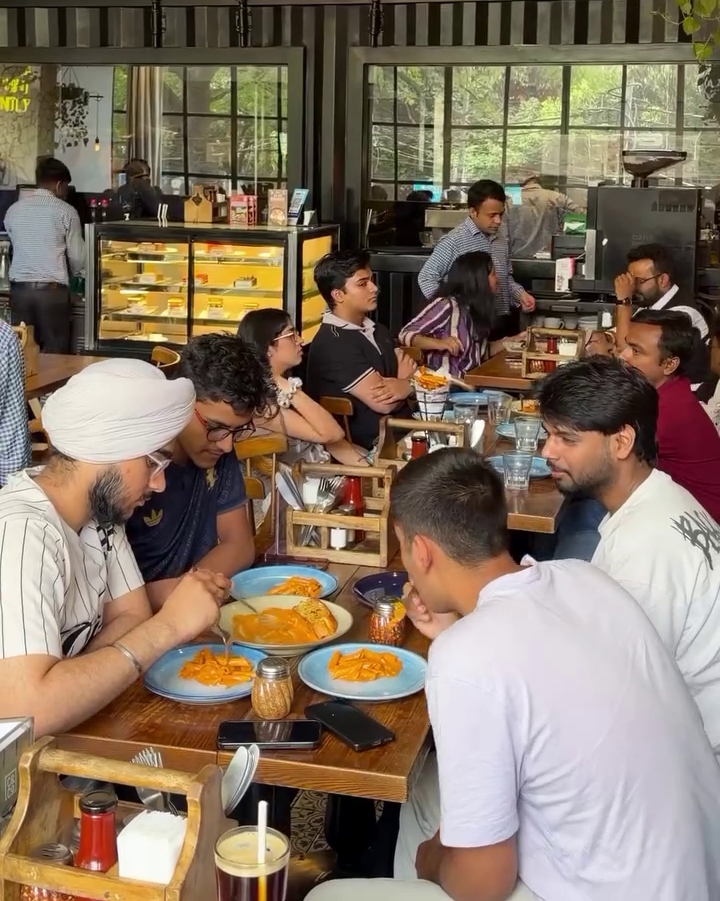 Corporate team gathering at Ricos Cafe